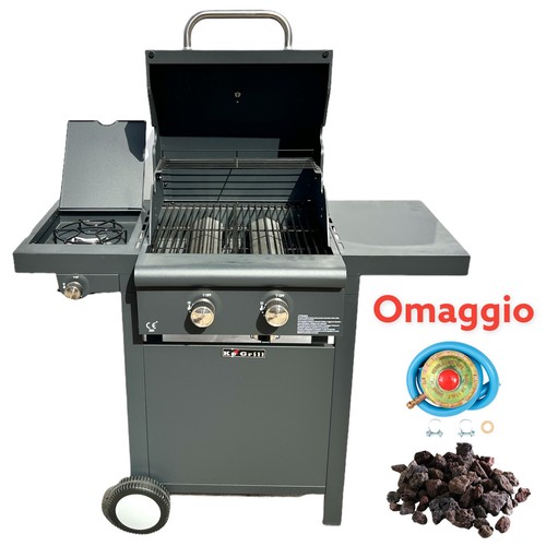 Barbecue gaz pierre lave - gaz,