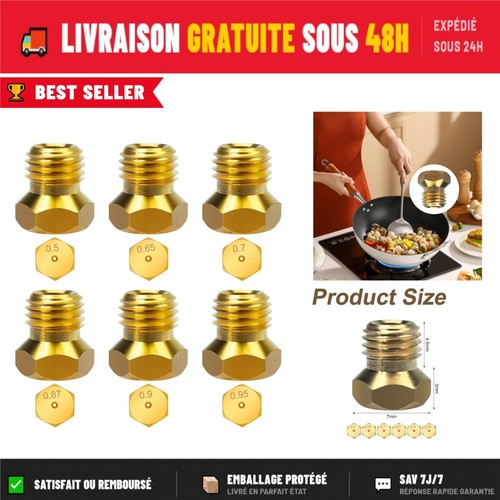 Gicleurs gaz butane - gaz, universels