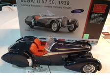 1/18 CMC 1938 Bugatti Type 57 SC Concourse D'elegance Award Win M-136 RARE