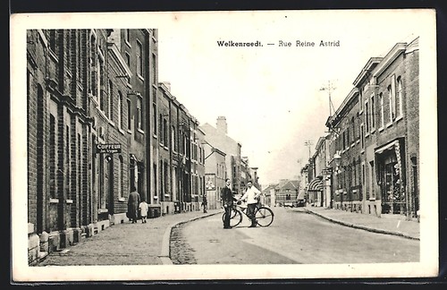 Cpa welkenraedt rue - welkenraedt,,