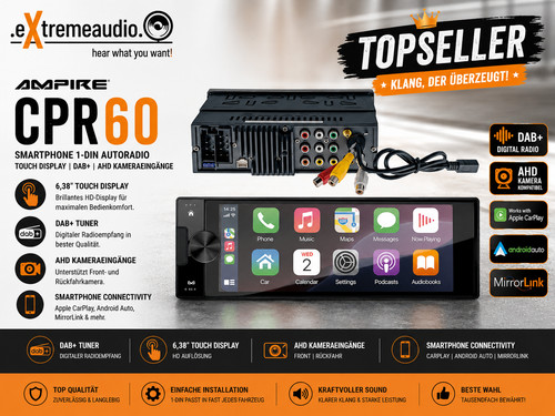 Ampire cpr60 smartphone din - ampire,