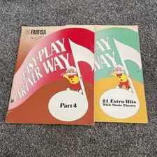 Farfisa Easy Play Music Theory Books X 2 1970’s Paperbacks