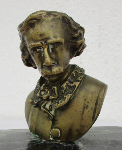 Sculpture bronze buste homme
