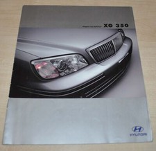 Hyundai XG350 Sales Brochure Prospekt DE