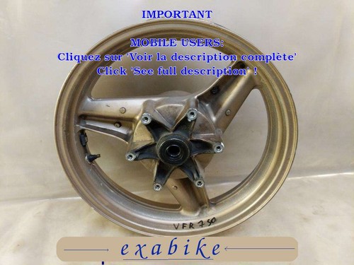 Roue arriere pour honda - arriere,