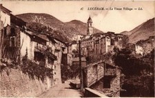 Old postcard Lucéram Le Vieux Village (617314)