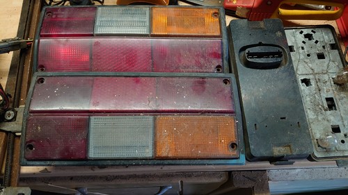 Pair rear light lens - pair,