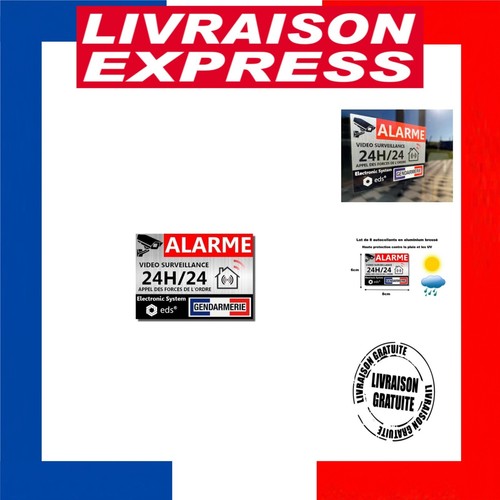 Stickers alarme vidéo - stickers,