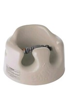 Bumbo Infant Floor Seat Baby Sit Up Chair with Adjustable Safety Harness, Taupe