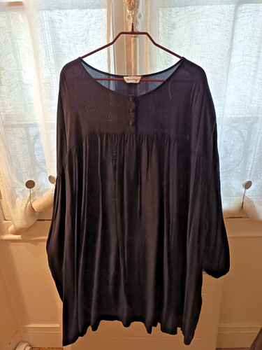 Robe large courte - large, bleu