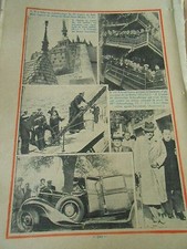 27T wooden scaffolding needed repair 1935 statue of Mont St Michel