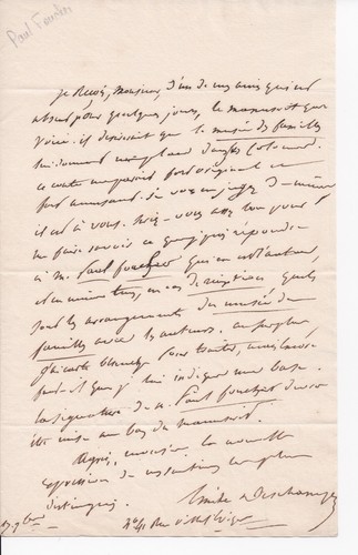 S émile deschamps - ✒,
