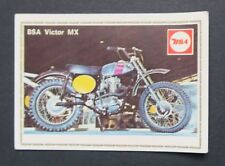 Vignette BSA VICTOR MX PANINI Super Moto n°139 Sticker Aufkleber 1975
