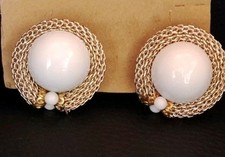 boucle d'oreille clips vintage