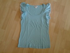 T-SHIRT BLEU TURQUOISE T.42/44
