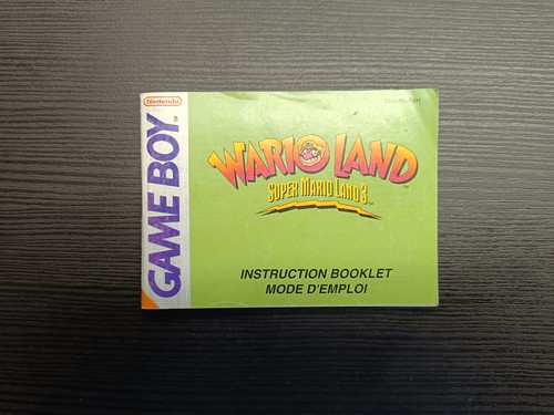 Notice seule wario land - notice, super