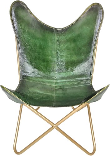 Chaise papillon cuir - papillon,