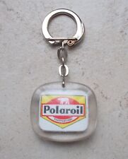 Antique Vintage POLAROIL Oil Bourbon Automobilia France 1960s Keychain