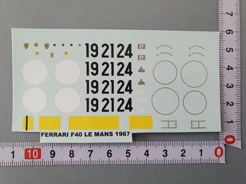 Decals ferrari 330 - 1/43,