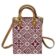 Louis Vuitton Jacquard SINCE 1854 Petite Sac Plat M69846 2way Bag Bordeaux