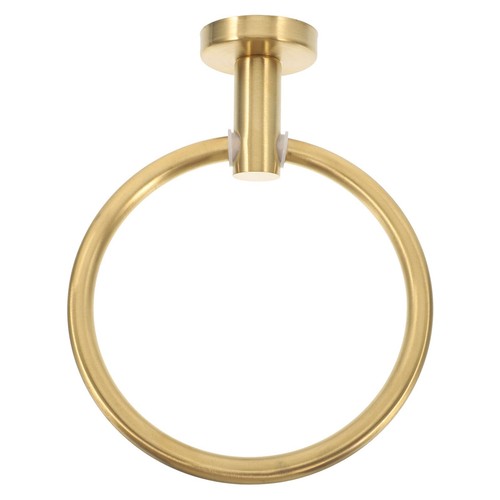 Porte serviette doré anneau - porte,