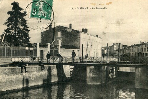 Carte marans passerelle - passerelle,