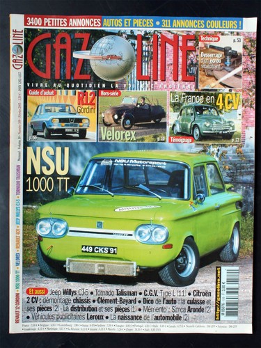 Gazoline 109 nsu 1000 tt - 109,