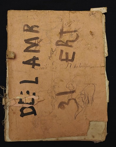 Rare cahier manuscrit avocat - manuscrit,