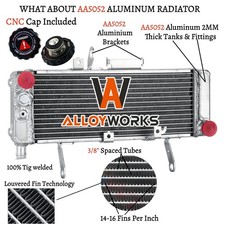 Aluminium Radiateur Pour