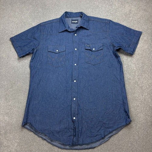 Chemise jean wrangler - chemise,