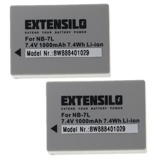 2 Batteries pour Canon