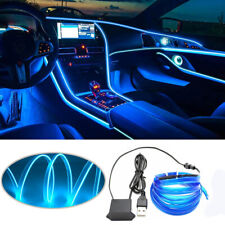 3M Car Interior LED Strip Light Flexible Neon Atmosphere Light Decor Accessories