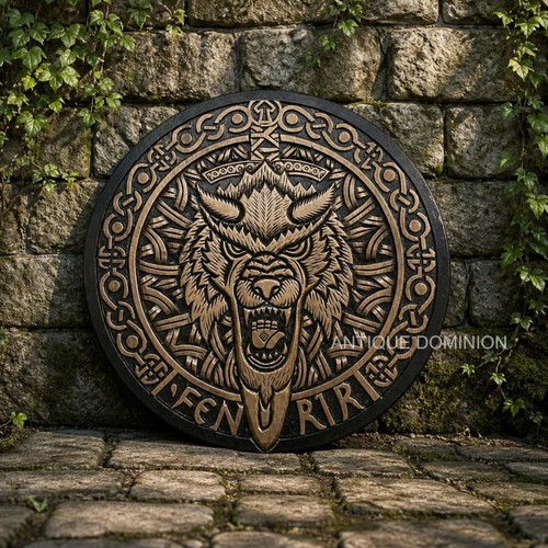 Bouclier bois fenrir - en,