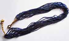 Rare Newar Blue Beads Very Fine Nepal Necklace