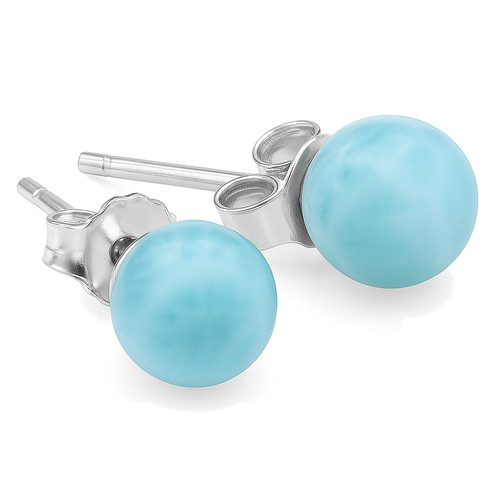 Boucles oreilles larimar - boucles,