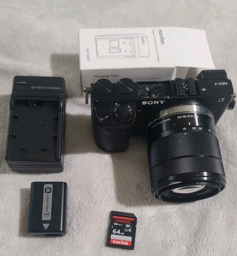 Sony nex camera 55mm lens - 7,