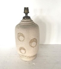 Lampe en céramique blanche Lampe de table Vase Louis Fontinelle