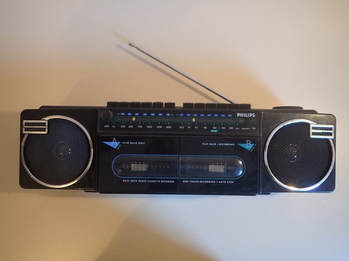 Poste radio cassette philips - cassette, d