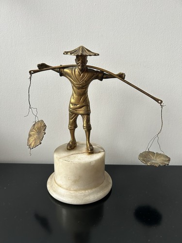 Bronze porteur chinois - porteur, et