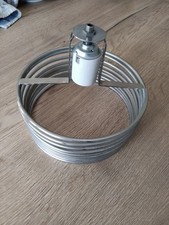 Chandelier . Suspension springs 70s vintage.Deco.lg Lebovici