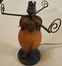 Pied de lampe ancien pâte de