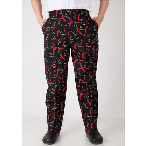 Pantalon chef imprimé - pantalon, de