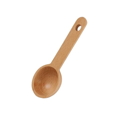 Cuillère bois avec trou - en,