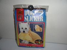 YELLOW DOG SLICKER WITH HAT-BRAND NEW IN PACKAGE-SIZE MEDIUM 14-17"