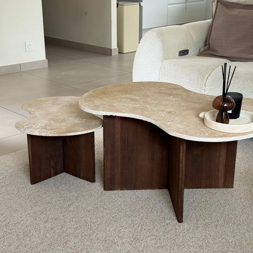 Table basse nuage - duo, en