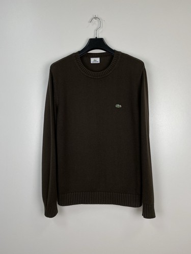 Pull lacoste vintage marron - vintage,