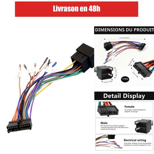Gvss adaptateur câble iso - gvss, de