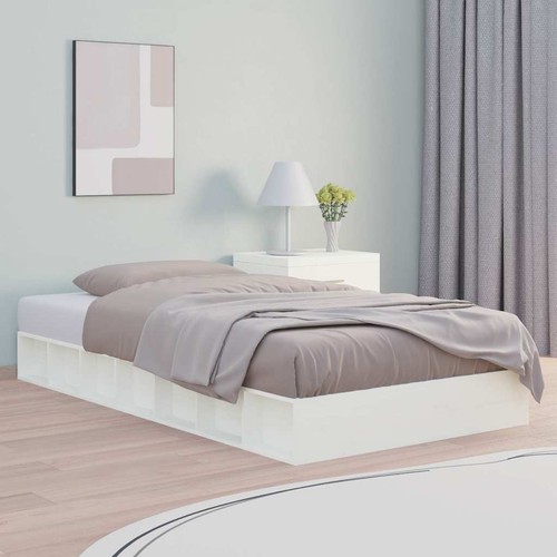 Cadre lit blanc 160x200 - lit, cm