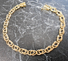 Bracelet maille marine  or