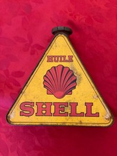 bidon d'huile ancien Shell de